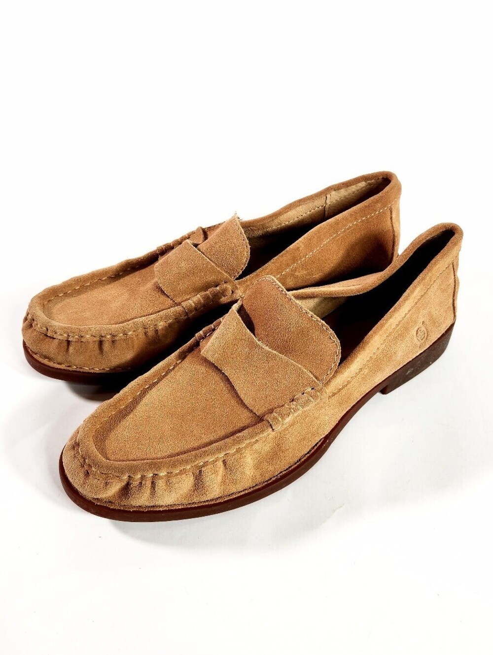 Born Women's Suede Penny Loafers Tan Size 9 - Picture 5 of 9